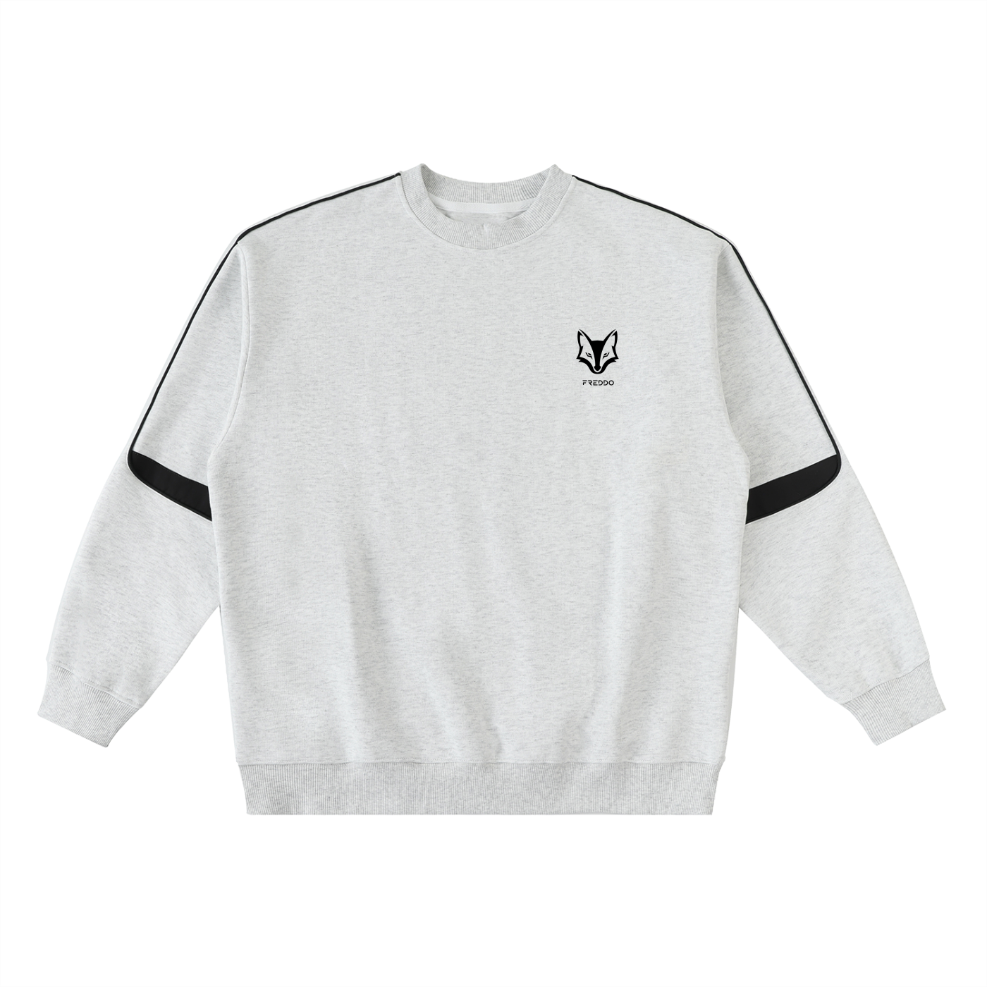 Oversized Crewneck Taped Sweatshirt
