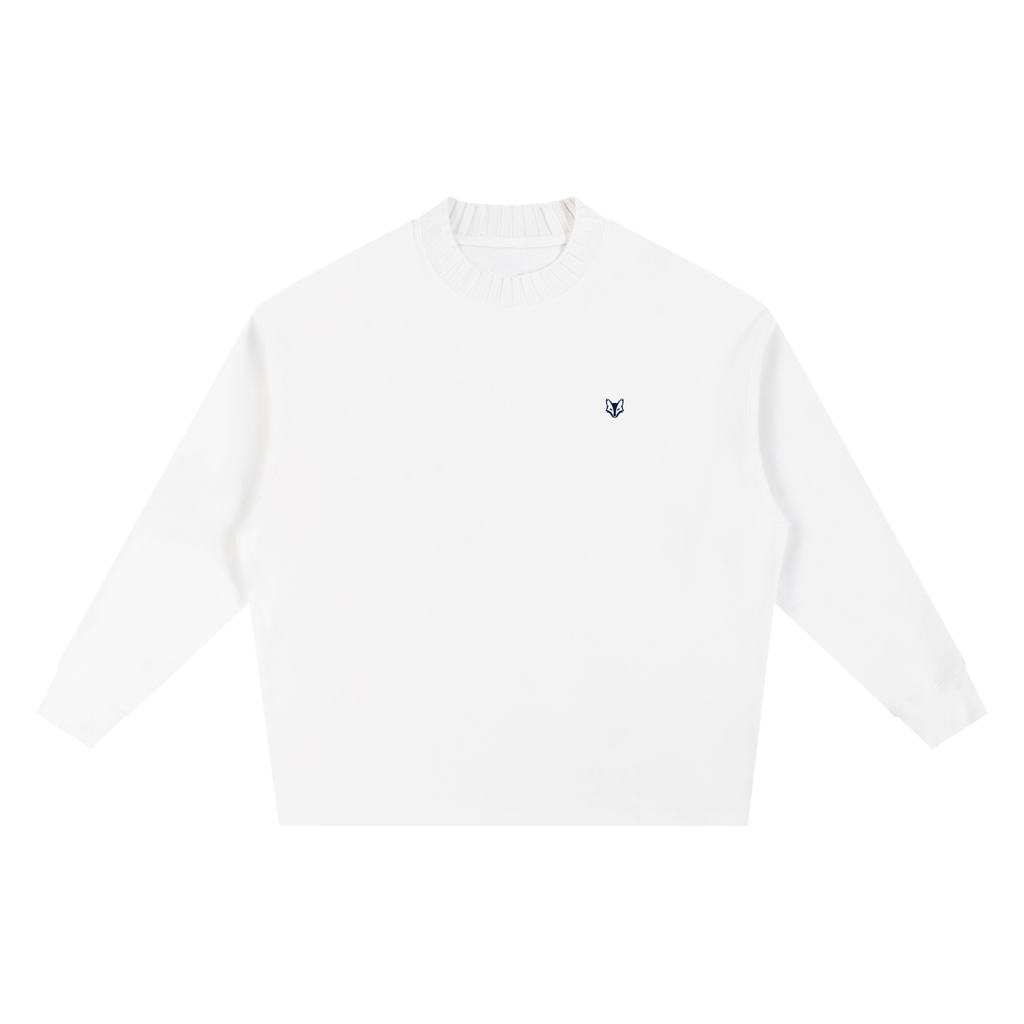 Knitted Round Neck Oversize Sweatshirt